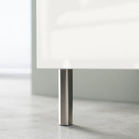 ÖSARP - Leg, stainless steel colour, 10 cm - best price from Maltashopper.com 30489904