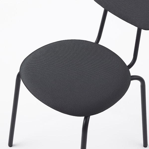 Ikea ÖSTANÖ - Chair, black Remmarn/dark grey ,