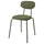 ÖSTANÖ chair, deep green Remmarn/deep green, 45x76x45 cm