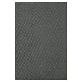 ÖSTERILD door mat, indoor, dark grey, 60x90 cm