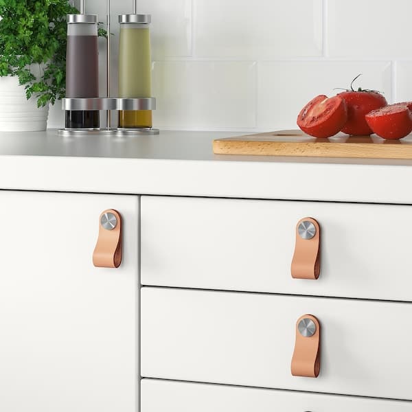 ÖSTERNÄS - Leather handle, tanned leather , 65 mm - Premium Armoires & Wardrobes from Ikea - Just €15.99! Shop now at Maltashopper.com