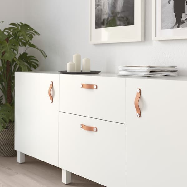 Ikea ÖSTERNÄS - Leather handle, tanned leather, 153 mm