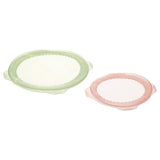 ÖVERMÄTT food cover, set of 2, silicone