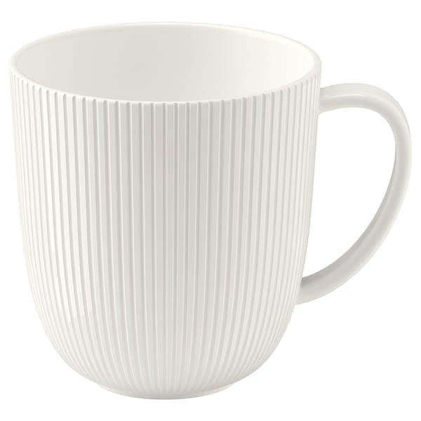OFANTLIGT - Mug, white, 31 cl - best price from Maltashopper.com 00319022