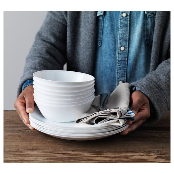 OFTAST - Plate, white, 25 cm - best price from Maltashopper.com 30258913