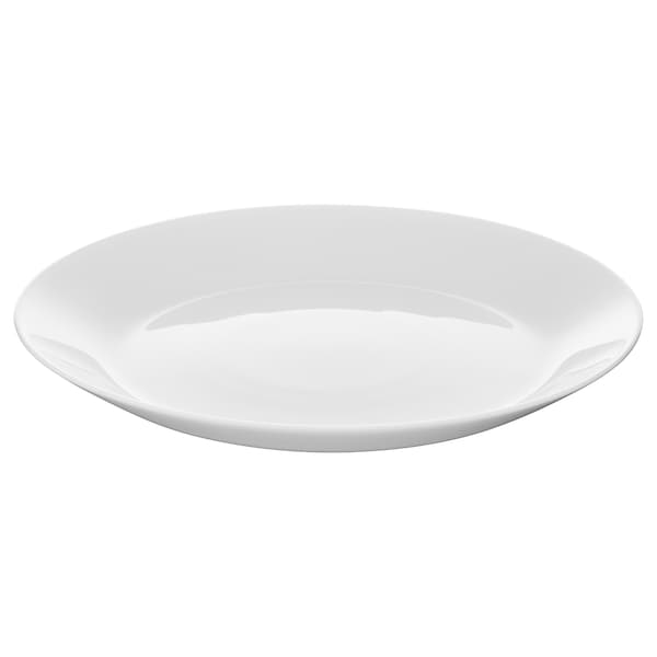 OFTAST - Side plate, white, 19 cm - best price from Maltashopper.com 60318939