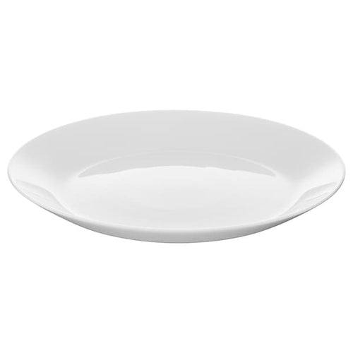 OFTAST - Side plate, white, 19 cm