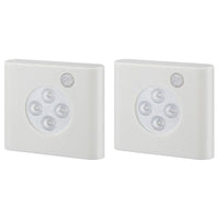OLEBY Wardrobe/sensor lighting - white 2 pieces , 2 pz. - best price from Maltashopper.com 20448594