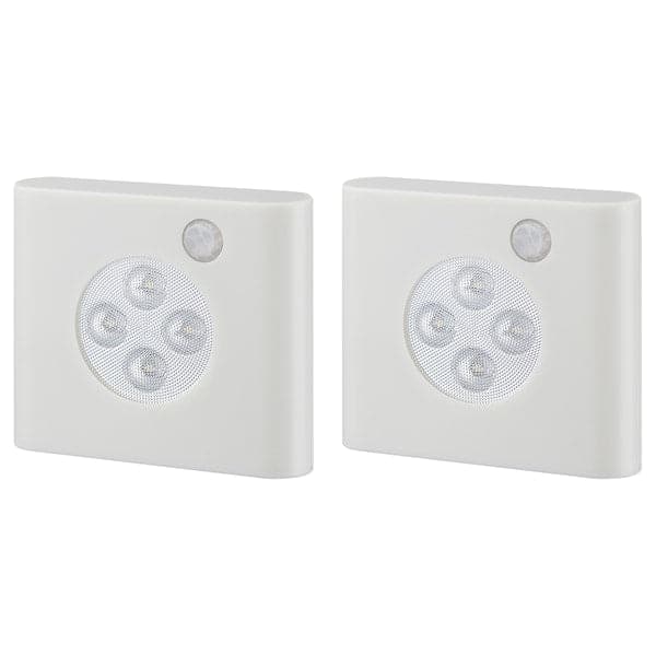 Ikea OLEBY Wardrobe/sensor lighting - white 2 pieces , 2 pz.