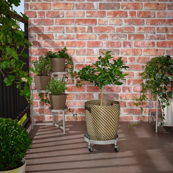 OLIVBLAD - Planter Trolley, indoor/outdoor light grey,32 cm - best price from Maltashopper.com 60561314
