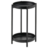 OLIVBLAD plant stand, in/outdoor black, 35 cm