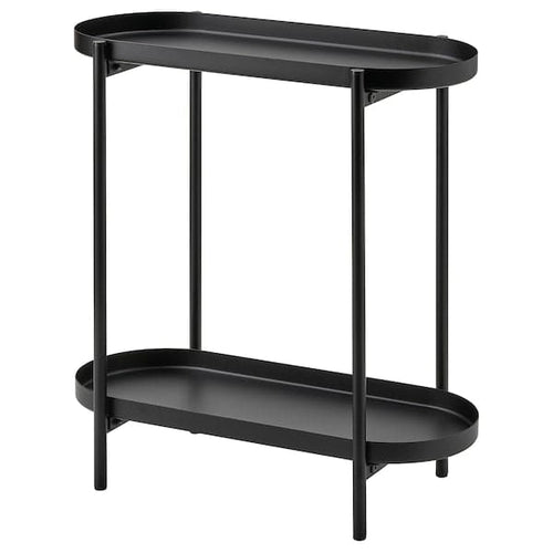 OLIVBLAD plant stand, in/outdoor black, 56 cm