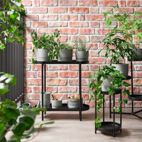 OLIVBLAD - Plant stand, in/outdoor black, 56 cm - best price from Maltashopper.com 10486647