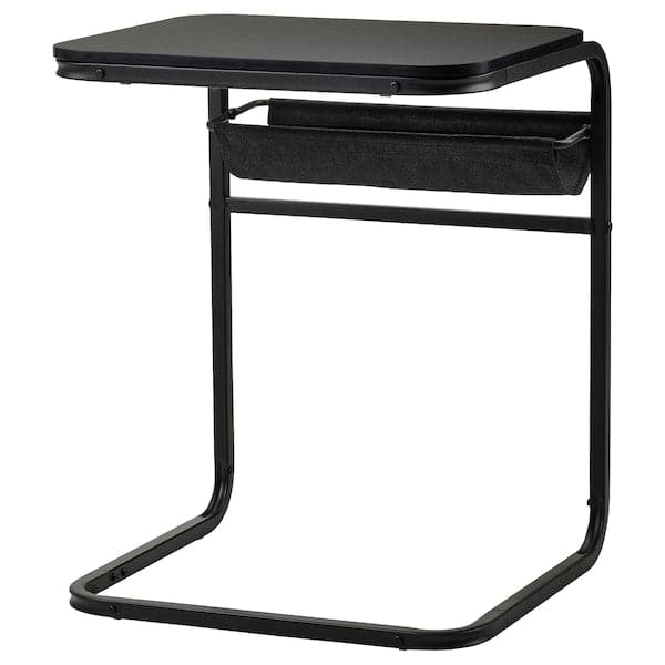 OLSERÖD - Side table, anthracite/dark grey, 53x50 cm