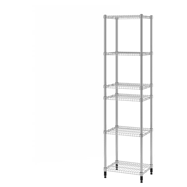 OMAR - 1 shelf section, 46x36x181 cm - best price from Maltashopper.com 19829090