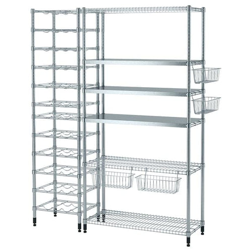 OMAR - 3 shelf sections, 150x36x181 cm