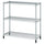 OMAR - OMAR Shelving unit, galvanised, 92x36x94 cm