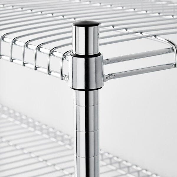OMAR - Shelving unit, galvanised, 46x36x94 cm - best price from Maltashopper.com 00069768