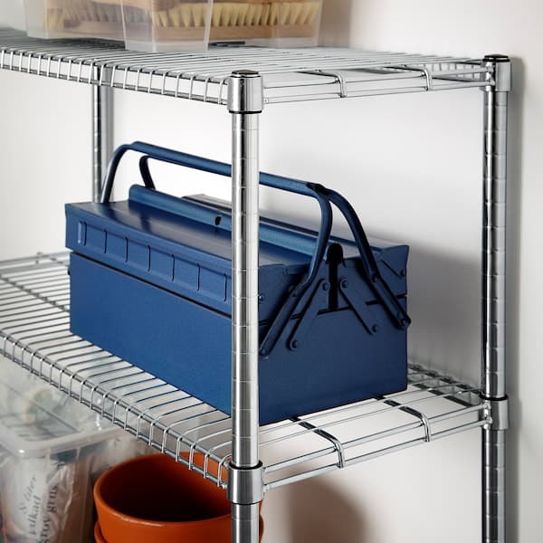 OMAR - Shelving unit, galvanised, 92x36x94 cm - best price from Maltashopper.com 10069763