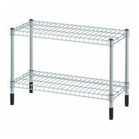 OMAR shelving unit, galvanised, 60x25x40 cm