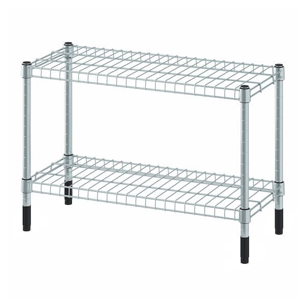 OMAR - Shelving unit, galvanised, 60x25x40 cm