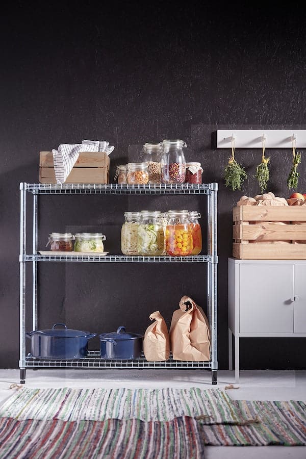 OMAR - Shelving unit, galvanised, 92x36x94 cm - best price from Maltashopper.com 10069763