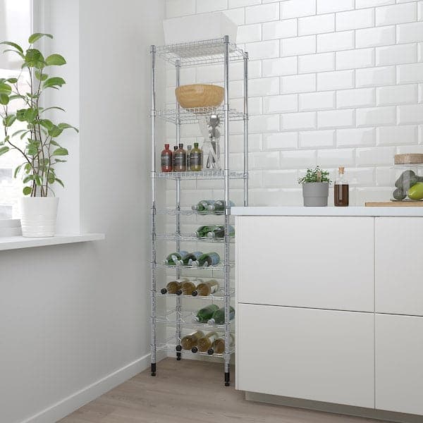 OMAR - Shelving unit, 46x36x181 cm - best price from Maltashopper.com 89297192