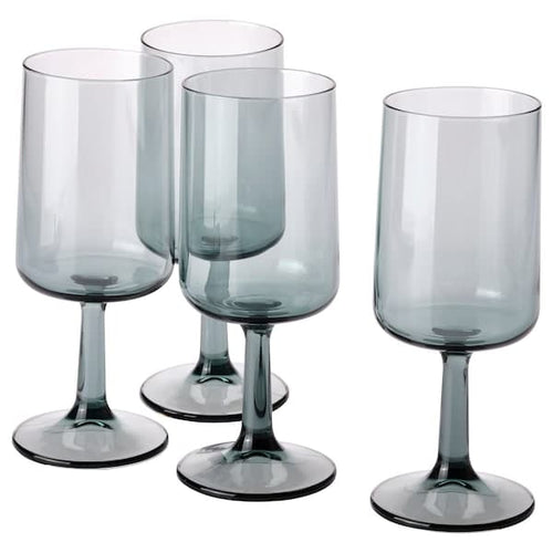 OMBONAD - Wine glass, grey, 41 cl