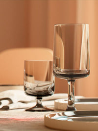 OMBONAD - Wine glass, grey, 41 cl - best price from Maltashopper.com 90504647