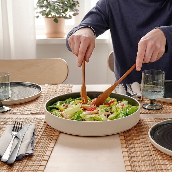 OMBONAD Serving plate dark grey 29 cm , - best price from Maltashopper.com 00503303
