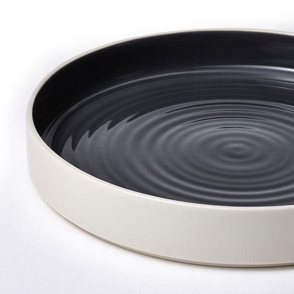 Ikea OMBONAD Serving plate dark grey 29 cm ,