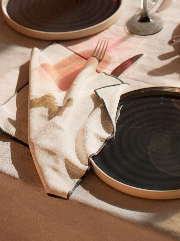 OMBONAD Serving plate dark grey 29 cm , - best price from Maltashopper.com 00503303
