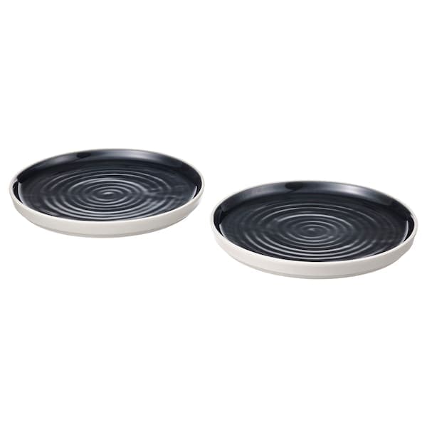 OMBONAD - Side plate, dark grey, 20 cm - best price from Maltashopper.com 60502961