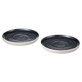 OMBONAD side plate, dark grey, 20 cm, 2 pack