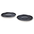 OMBONAD plate, dark grey, 26 cm, 2 pack
