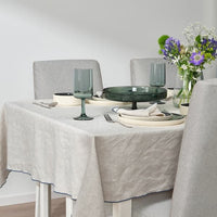 OMBONAD - Tablecloth, natural colour/beige, 150x250 cm - best price from Maltashopper.com 50508911