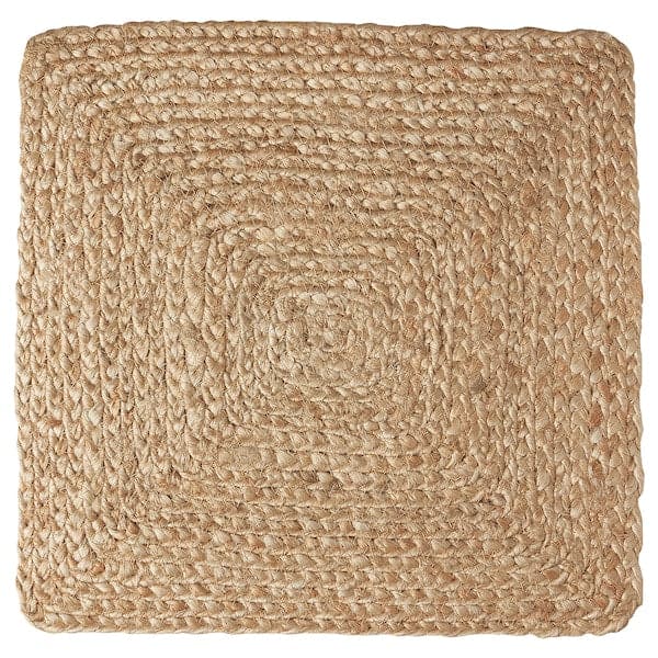 OMBONAD - Placemat, woven jute, 37x37 cm