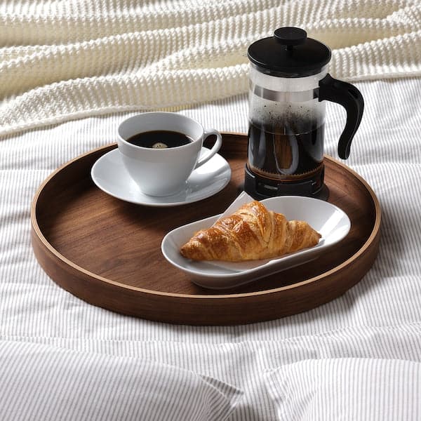 OMBONAD - Tray, walnut, 42 cm - best price from Maltashopper.com 50504734
