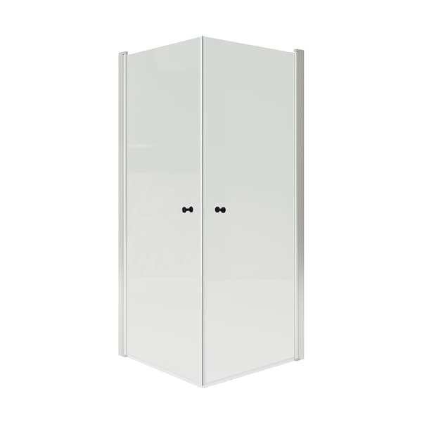 OPPEJEN - Shower enclosure with 2 doors, 86x86x202 cm - best price from Maltashopper.com 19435757