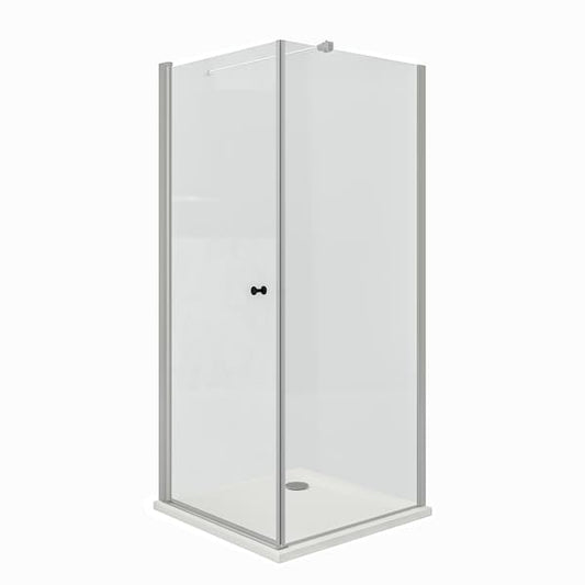 OPPEJEN / FOTINGEN - Corner shower with tray, 90x90x205 cm - best price from Maltashopper.com 19326249