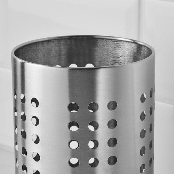ORDNING - Kitchen utensil rack, stainless steel, 18 cm - best price from Maltashopper.com 30131716