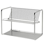 ORDNING dish drainer, stainless steel, 50x27x36 cm