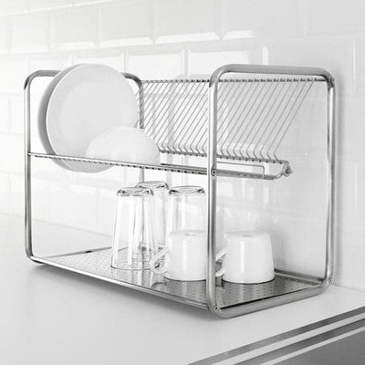 ORDNING - Dish drainer, stainless steel, 50x27x36 cm - best price from Maltashopper.com 10018194