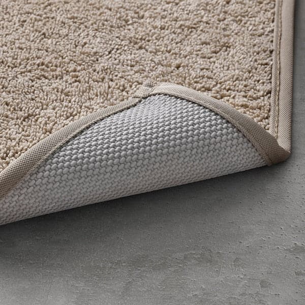 OSBYSJÖN - Bath mat, light grey-beige, 40x60 cm - best price from Maltashopper.com 30514201