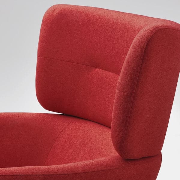 OSKARSHAMN - Armchair with Footstool, Tonerud red , - best price from Maltashopper.com 99485338