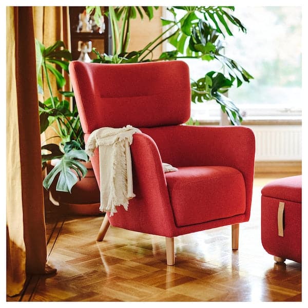 Ikea OSKARSHAMN - Armchair, Tonerud red ,