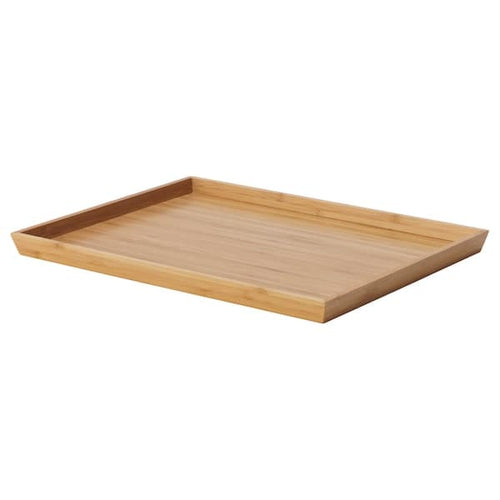 OSTBIT tray, bamboo, 25x33 cm