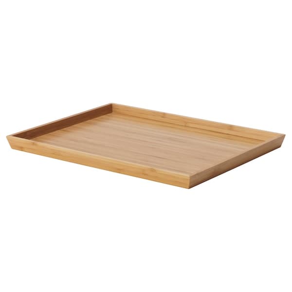 OSTBIT - Tray, bamboo, 25x33 cm