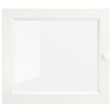 OXBERG glass door, white, 40x35 cm