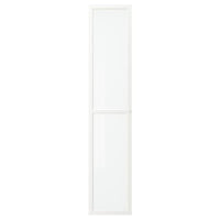 OXBERG - Glass door, white, 40x192 cm - best price from Maltashopper.com 90275617